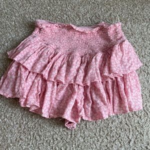 Rock n rags skirt pink floral size small
